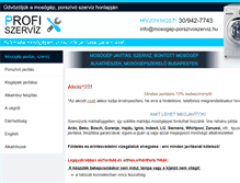 Tablet Screenshot of mosogep-porszivoszerviz.hu